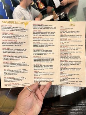 Menu photo 1 Bubba's Biscuit Bar Hudson, NY