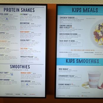 Protein Bar & Kitchen - Menu - New American Near Me - Oak Brook, Illinois