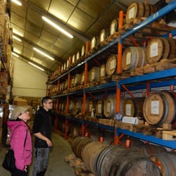 Brasserie du Pays Flamand - The barrel room!