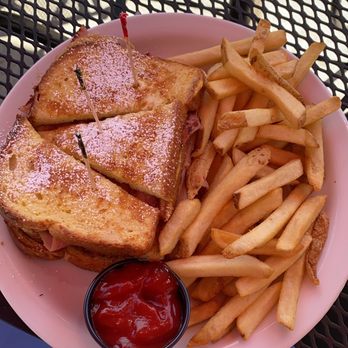 Pillar Rock Grill - Monte Cristo Sandwich with fries $13.00 - New American Near Me - Moses Lake, Washington Pillar Rock Grill - Monte Cristo Sandwich with fries $13.00 - New American Near Me - Moses Lake, Washington