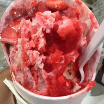 Aloha Shaved Ice - Strawberry explosion. - Shaved Ice Near Me - San Antonio, Texas Aloha Shaved Ice - Strawberry explosion. - Shaved Ice Near Me - San Antonio, Texas