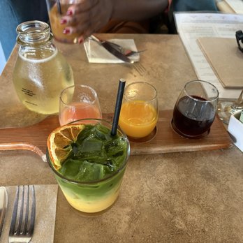Alder & Sage - Mimosa flight - Breakfast & Brunch Near Me - Long Beach, California Alder & Sage - Mimosa flight - Breakfast & Brunch Near Me - Long Beach, California