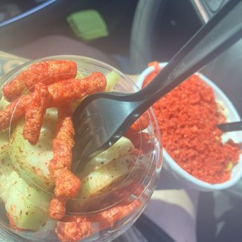 Todo Loco Mexican Antojitos - Hot Cheeto elote and hot Cheetos w/pepino - Mexican Near Me - Pittsburg , California
