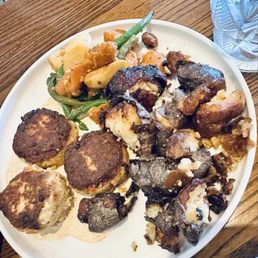Crab cake dinner Crab cake dinner