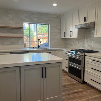 Birkin Dekker Builders - New cabinets, tiled to perfection and the new big island!! - General Contractors Near Me - Concord, California