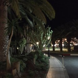 Hotel Palm Oasis Maspalomas - Night outside entrance