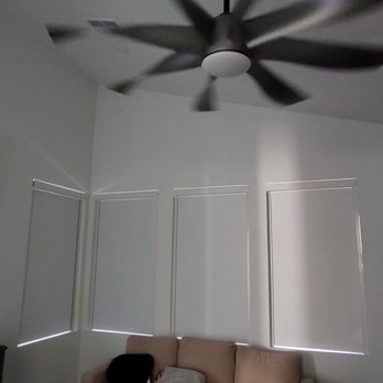 Polar Shades - Master bedroom, blackout shades with tracks, closed - Shades & Blinds Near Me - Las Vegas, Nevada Polar Shades - Master bedroom, blackout shades with tracks, closed - Shades & Blinds Near Me - Las Vegas, Nevada