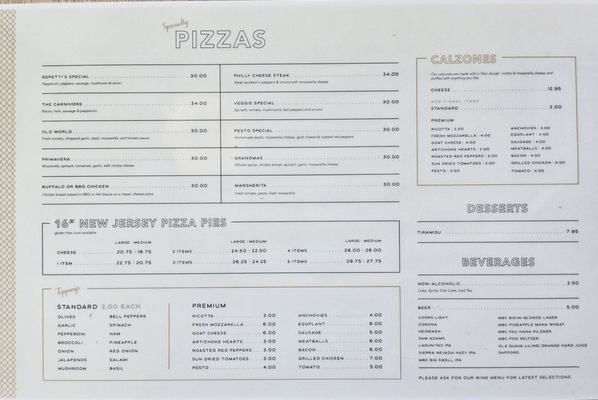Menu photo 7 Repetti's Pizza and Provisions Honolulu, HI Menu photo 7 Repetti's Pizza and Provisions Honolulu, HI