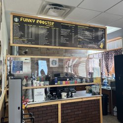 Funky Rooster Coffee Cafe - Inside