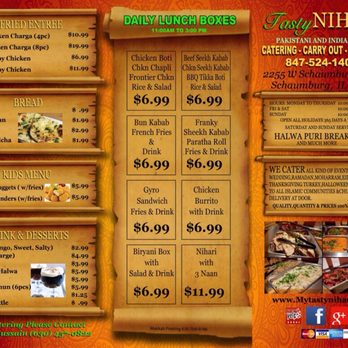 Tasty Nihari - New location Menu - Indian Near Me - Schaumburg, Illinois