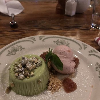 Osteria Tulia - Pistacchio Panna Cotta - Italian Near Me - Naples, Florida Osteria Tulia - Pistacchio Panna Cotta - Italian Near Me - Naples, Florida