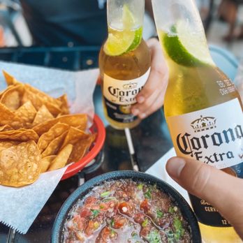 Garcia's Restaurant - Coronas with Lime, plus fresh Chips and Salsa - Mexican Near Me - Chicago, Illinois Garcia's Restaurant - Coronas with Lime, plus fresh Chips and Salsa - Mexican Near Me - Chicago, Illinois