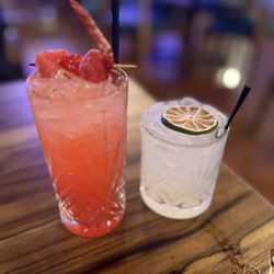 D’Nuez - Margarita and watermelon cherry drink