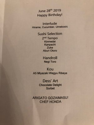 Menu photo 3 Hiden Miami, FL