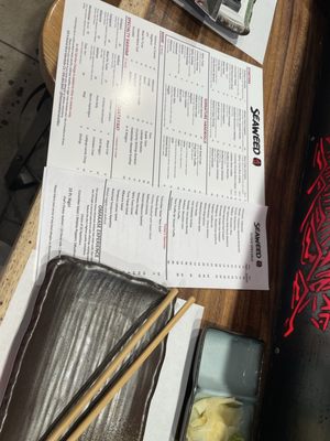 Menu photo 8 Seaweed Hand Roll Bar Glendale, CA