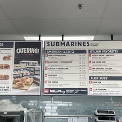 Jersey Mike's Subs - Menu
