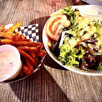 Steak UP - Sweet potato fries + Side Salad - Steakhouses Near Me - Belle Isle, Florida