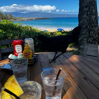 Burger Shack - Rooster on the table! - Burgers Near Me - Kapalua, Hawaii Burger Shack - Rooster on the table! - Burgers Near Me - Kapalua, Hawaii
