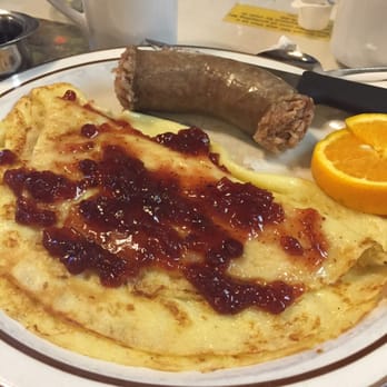 Swedish Pantry - Swedish pancakes with potato sausage - Breakfast & Brunch Near Me - Escanaba, Michigan Swedish Pantry - Swedish pancakes with potato sausage - Breakfast & Brunch Near Me - Escanaba, Michigan