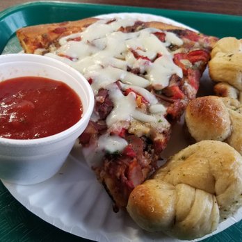 My Pizza Stop - a slice of pizza with sauce and bread rolls - Pizza Near Me - Secaucus, New Jersey My Pizza Stop - a slice of pizza with sauce and bread rolls - Pizza Near Me - Secaucus, New Jersey