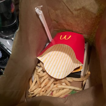 McDonald's - french fries in a brown paper bag - Fast Food Near Me - Alpharetta, Georgia