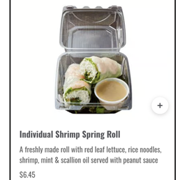Menu picture of Shrimp Spring Roll