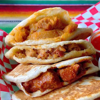 Gorditas Mi Torreon - Chicharron Duro & Chicharron Prensado *pictured here along with the Asado. - Mexican Near Me - San Antonio, Texas Gorditas Mi Torreon - Chicharron Duro & Chicharron Prensado *pictured here along with the Asado. - Mexican Near Me - San Antonio, Texas