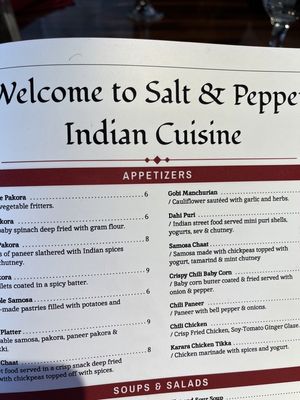 Menu photo 7 Salt and Pepper Indian Cuisine High Point, NC