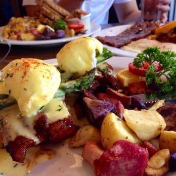 Sweet Maple - Asparagus blackstone benedict with rainbow potatoes! - American Near Me - San Francisco, California Sweet Maple - Asparagus blackstone benedict with rainbow potatoes! - American Near Me - San Francisco, California