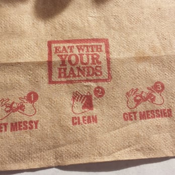 The Boiling Crab - The back of their napkin. So true - Cajun/Creole Near Me - San Jose, California The Boiling Crab - The back of their napkin. So true - Cajun/Creole Near Me - San Jose, California