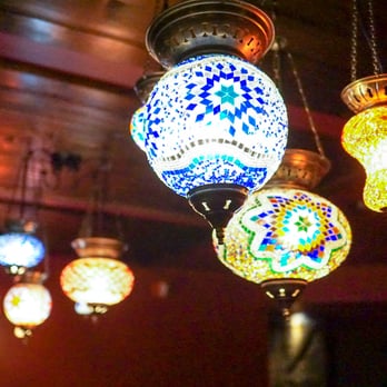 Sofra Restaurant - Turkish mosaic lamps - Turkish Near Me - Edmonton, Alberta