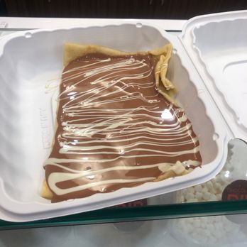 Chocolate Dip - Crepe with white and milk chocolate - Creperies Near Me - New York, New York Chocolate Dip - Crepe with white and milk chocolate - Creperies Near Me - New York, New York