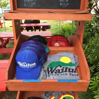 Wailua Shave Ice - Hats and Tees ~$25 ea - Shaved Ice Near Me - Kapaa, Hawaii Wailua Shave Ice - Hats and Tees ~$25 ea - Shaved Ice Near Me - Kapaa, Hawaii