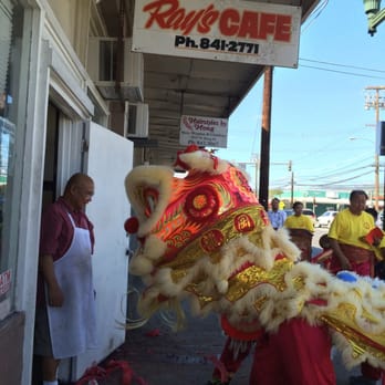 Ray's Café - Good Luck Lion Dance for 2015 - American Near Me - Honolulu, Hawaii Ray's Café - Good Luck Lion Dance for 2015 - American Near Me - Honolulu, Hawaii