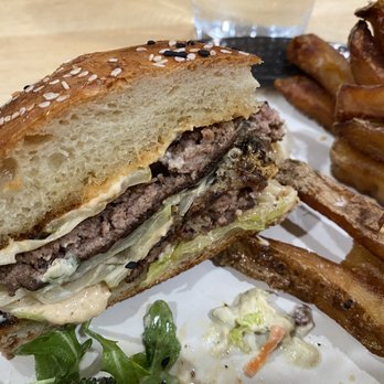 Northern Spy - Cheeseburger and fries - Burgers Near Me - Canton, Massachusetts
