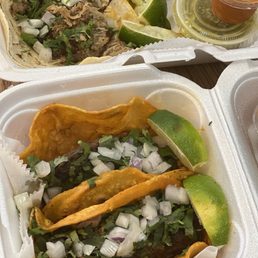 Birrias tacos and Carnitas tacos Birrias tacos and Carnitas tacos