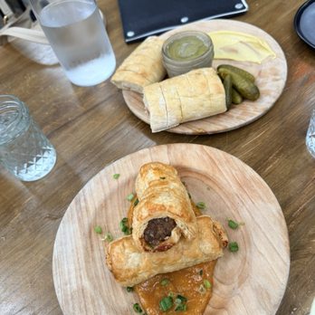 Bush Farmhouse - Sausage rolls and chicken mousse - Breakfast & Brunch Near Me - Black Mountain, North Carolina Bush Farmhouse - Sausage rolls and chicken mousse - Breakfast & Brunch Near Me - Black Mountain, North Carolina