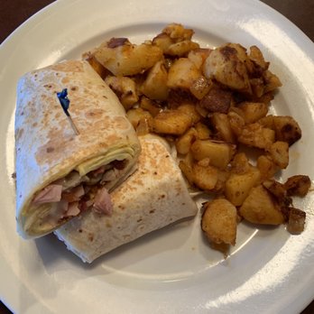 Sunny House - Chef's Burrito with home fries - Breakfast & Brunch Near Me - East Windsor, Connecticut Sunny House - Chef's Burrito with home fries - Breakfast & Brunch Near Me - East Windsor, Connecticut