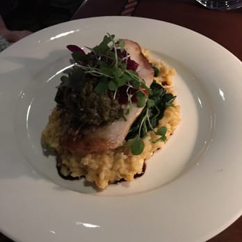 RumFish Grill - Grilled cobia with butternut squash risotto and cranberry port sauce - Seafood Near Me - St Pete Beach, Florida