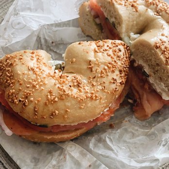 Bruegger's Bagels - Smoked salmon breakfast sandwich - Bagels Near Me - Rochester, New York Bruegger's Bagels - Smoked salmon breakfast sandwich - Bagels Near Me - Rochester, New York