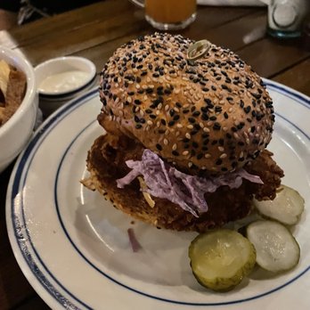 The Bonnie - Fried Chicken Sandwich - Cocktail Bars Near Me - Astoria, New York The Bonnie - Fried Chicken Sandwich - Cocktail Bars Near Me - Astoria, New York
