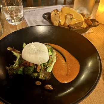 Bar Acuda - Broccoli with burrata and papas - Tapas Bars Near Me - Hanalei, Hawaii