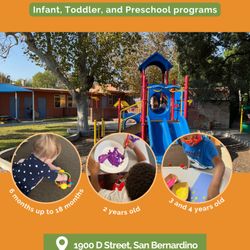 Oak Tree Learning Center - Crickets: Ages 6 months to 18 months
Acorns: 2 years old
Seedlings: 3 years old
Little Oaks: 4 years old
Call us at (909) 352-2497