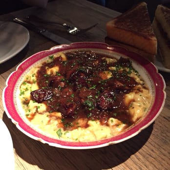 Au Cheval - Foie gras with scrambled eggs and French buttered toast - Bars Near Me - Chicago, Illinois