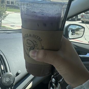 Buzz & Bites - Katy - Ube latte. But where is the rest of my drink? - Coffee & Tea Near Me - Katy, Texas Buzz & Bites - Katy - Ube latte. But where is the rest of my drink? - Coffee & Tea Near Me - Katy, Texas