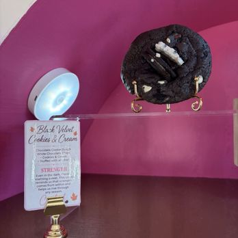 Comeback Cookie - Black Velvet Cookies & Cream. Has orange cream Oreos inside - Desserts Near Me - Mansfield, Texas