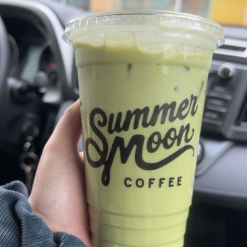 Summer Moon Coffee - Iced Moon Milk Matcha Latte - Coffee Roasteries Near Me - Round Rock, Texas Summer Moon Coffee - Iced Moon Milk Matcha Latte - Coffee Roasteries Near Me - Round Rock, Texas
