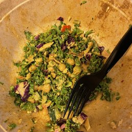 Shawarma bowl as a salad