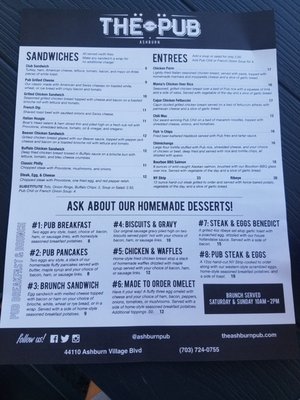 Menu photo 3 Ashburn Pub Ashburn, VA