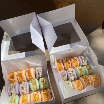 Fortune Macarons - Orange, lavender raspberry, pistachio, mango. - Macarons Near Me Fortune Macarons - Orange, lavender raspberry, pistachio, mango. - Macarons Near Me